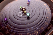 ساعت مچی زیبا الهام گرفته شده از منظومه شمسی