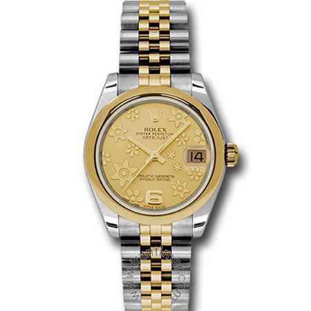 قیمت و خرید ساعت مچی زنانه رولکس(Rolex) مدل 178243 chfj Gold کلاسیک | اورجینال و اصلی