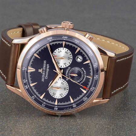 قیمت و خرید ساعت مچی مردانه ژاک لمن(JACQUES LEMANS) مدل 1-2068G کلاسیک | اورجینال و اصلی