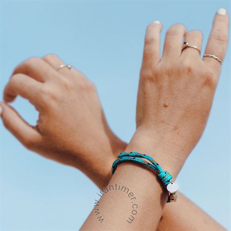 قیمت و خرید دستبند باز مردانه زنانه مشترک تریوا(TRIWA) مدل Ocean Plastic Bracelet Turquoise اسپرت (ورزشی) | اورجینال و اصلی