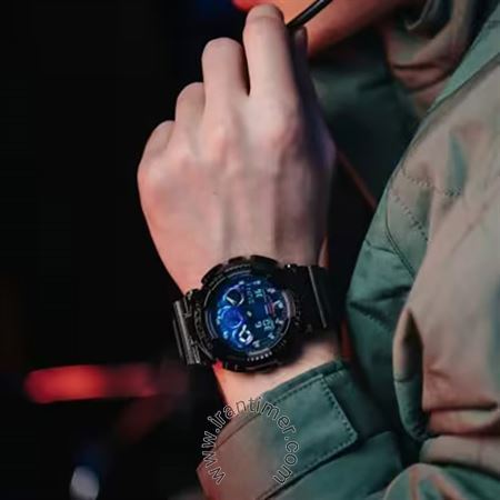 قیمت و خرید ساعت مچی مردانه کاسیو (CASIO) جی شاک مدل GA-100RGB-1AER اسپرت | اورجینال و اصلی