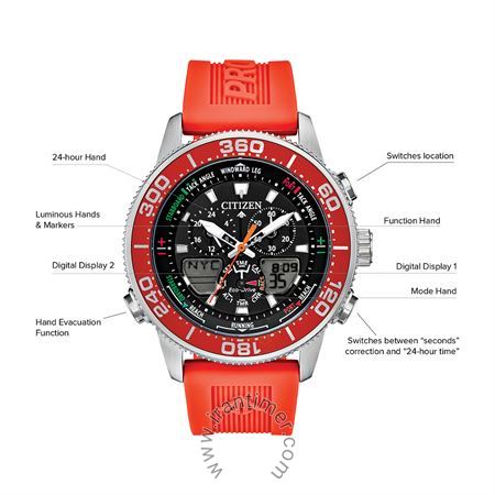 قیمت و خرید ساعت مچی مردانه سیتیزن(CITIZEN) مدل JR4061-00F اسپرت | اورجینال و اصلی