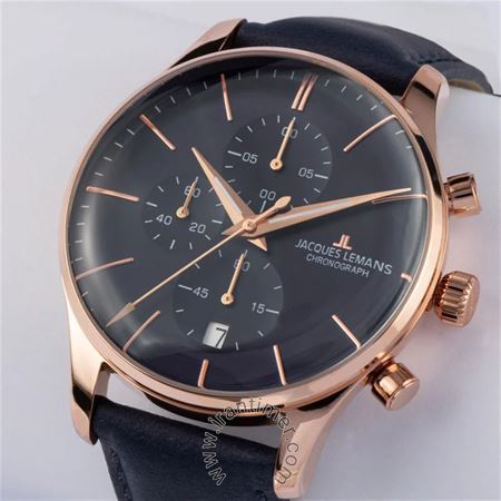 قیمت و خرید ساعت مچی مردانه ژاک لمن(JACQUES LEMANS) مدل 1-2163F کلاسیک | اورجینال و اصلی