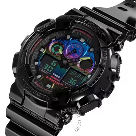 قیمت و خرید ساعت مچی مردانه کاسیو (CASIO) جی شاک مدل GA-100RGB-1AER اسپرت | اورجینال و اصلی