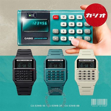 قیمت و خرید ساعت مچی مردانه زنانه کاسیو (CASIO) مدل CA-53WB-8BDF اسپرت | اورجینال و اصلی