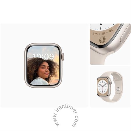 قیمت و خرید ساعت مچی مردانه زنانه اپل واچ(Apple Watch) مدل Series 8 45mm-Beige اسپرت | اورجینال و اصلی