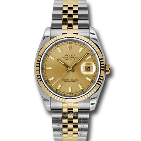 قیمت و خرید ساعت مچی مردانه رولکس(Rolex) مدل 116233 CHSJ GOLD کلاسیک | اورجینال و اصلی