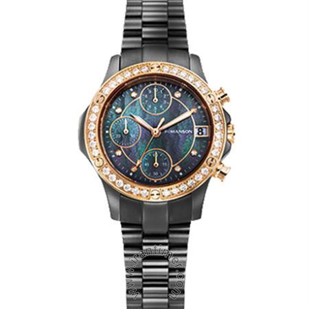 قیمت و خرید ساعت مچی زنانه رومانسون(ROMANSON) مدل RM7000QLBKM36R-BK فشن | اورجینال و اصلی
