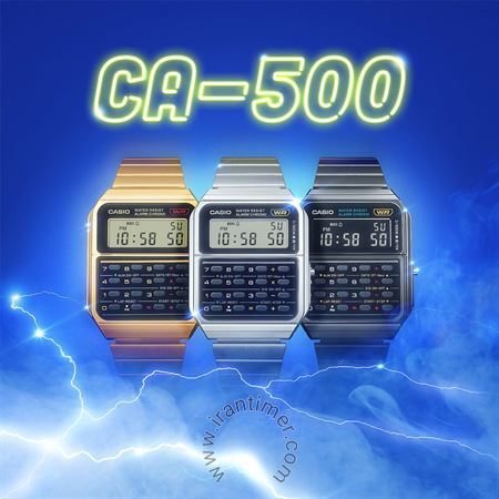 قیمت و خرید ساعت مچی مردانه زنانه کاسیو (CASIO) جنرال مدل CA-500WEGG-1B کلاسیک | اورجینال و اصلی