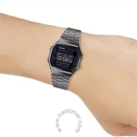 قیمت و خرید ساعت مچی مردانه کاسیو (CASIO) جنرال مدل A168WGG-1BDF کلاسیک اسپرت | اورجینال و اصلی