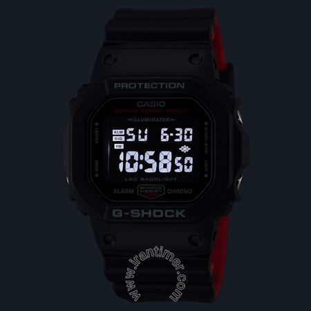 قیمت و خرید ساعت مچی مردانه کاسیو (CASIO) مدل DW-5600UHR-1DR اسپرت | اورجینال و اصلی