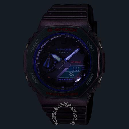 قیمت و خرید ساعت مچی مردانه کاسیو (CASIO) جی شاک مدل GA-2100AH-6A اسپرت | اورجینال و اصلی