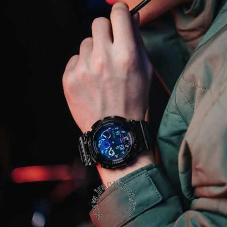 قیمت و خرید ساعت مچی مردانه کاسیو (CASIO) جی شاک مدل GA-100RGB-1ADR اسپرت | اورجینال و اصلی