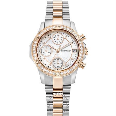 قیمت و خرید ساعت مچی زنانه رومانسون(ROMANSON) مدل RM7000QLJJM16R-W فشن | اورجینال و اصلی