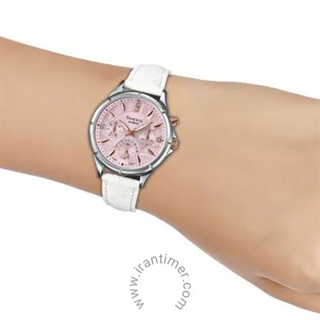 قیمت و خرید ساعت مچی زنانه کاسیو (CASIO) شین مدل SHE-3047L-4BUDR کلاسیک فشن | اورجینال و اصلی