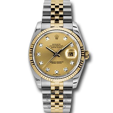 قیمت و خرید ساعت مچی مردانه رولکس(Rolex) مدل 116233 CHDJ GOLD کلاسیک | اورجینال و اصلی