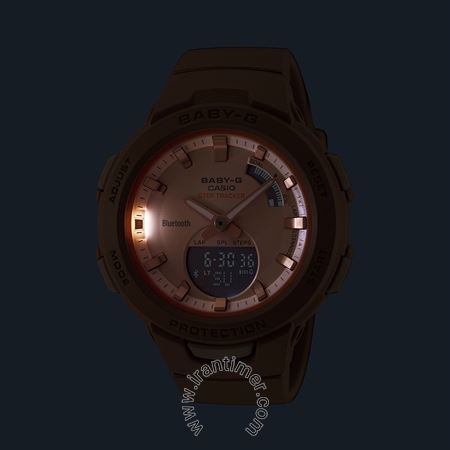 قیمت و خرید ساعت مچی کاسیو (CASIO) بیبی جی مدل BSA-B100CS-4ADR اسپرت | اورجینال و اصلی