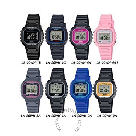 قیمت و خرید ساعت مچی زنانه کاسیو (CASIO) جنرال مدل LA-20WH-2ADF اسپرت | اورجینال و اصلی