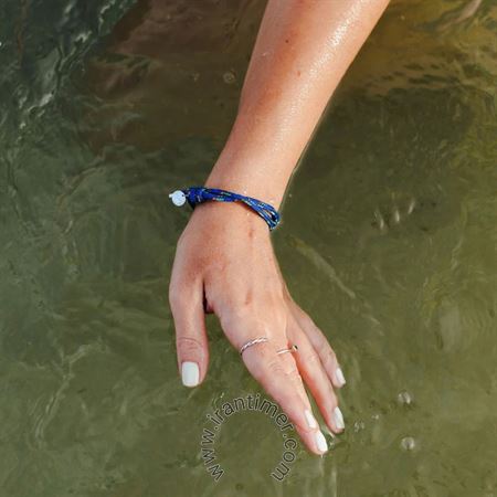 قیمت و خرید دستبند باز مردانه زنانه مشترک تریوا(TRIWA) مدل Ocean Plastic Bracelet Deep Blue اسپرت (ورزشی) | اورجینال و اصلی