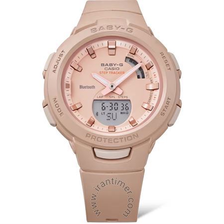 قیمت و خرید ساعت مچی کاسیو (CASIO) بیبی جی مدل BSA-B100CS-4ADR اسپرت | اورجینال و اصلی